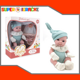 Lutka beba plavo odelce 20cm