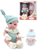 Lutka beba plavo odelce 20cm