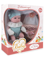 Lutka beba plavo odelce 20cm