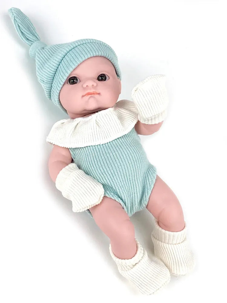 Lutka beba plavo odelce 20cm