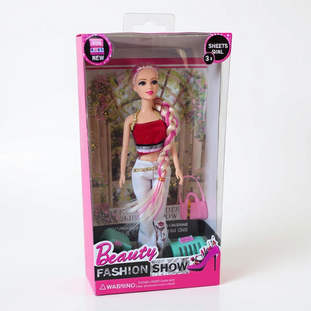 Lutka sa dugom kosom i dodacima