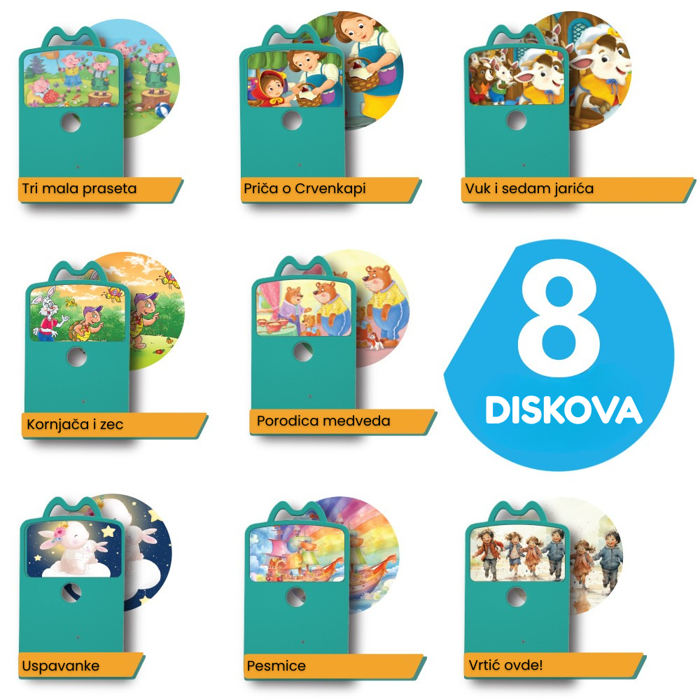 Magični Projektor na srpskom - Bajke i pesmice
