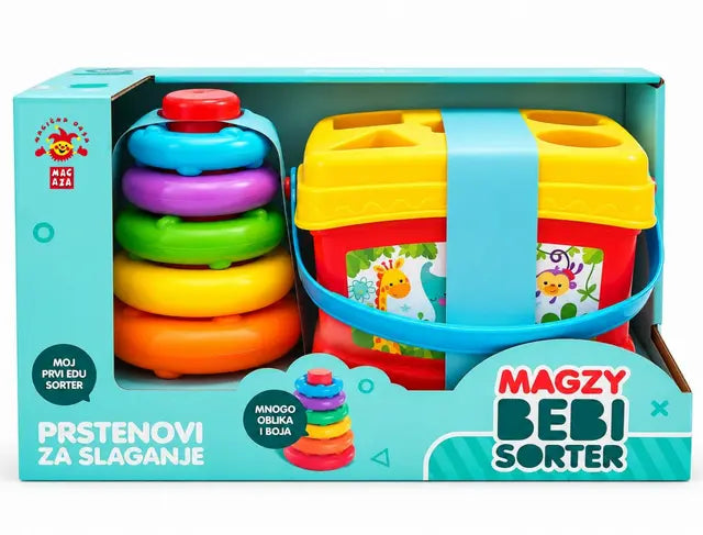 Magzy edukativna bebi kupa i sorter oblika