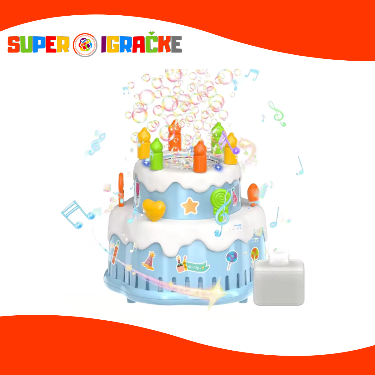 Mala rođendanska torta - sapunica