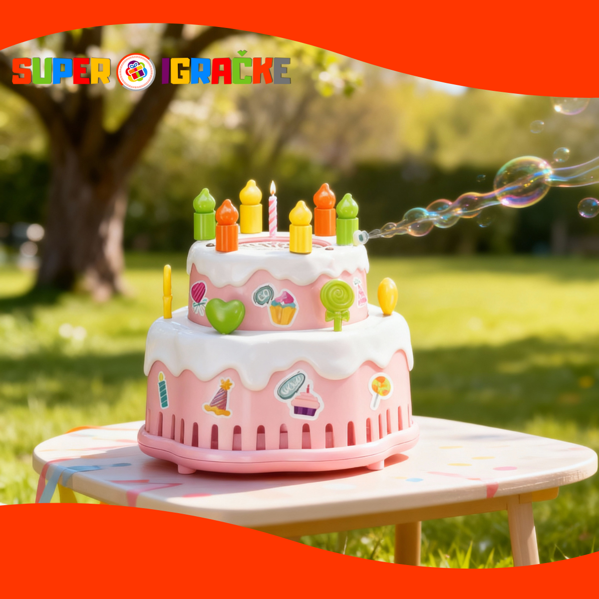 Mala rođendanska torta - sapunica