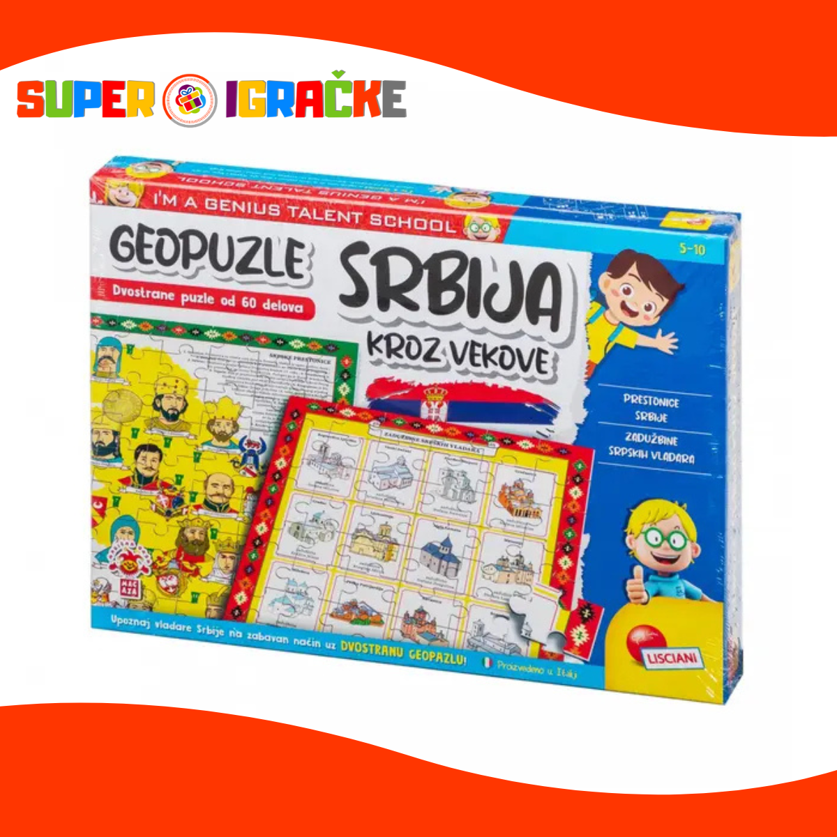 Mali genije - Geo slagalica Srbija kroz vekove