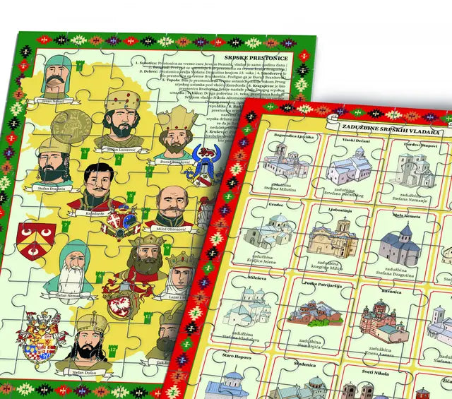 Mali genije - Geo slagalica Srbija kroz vekove