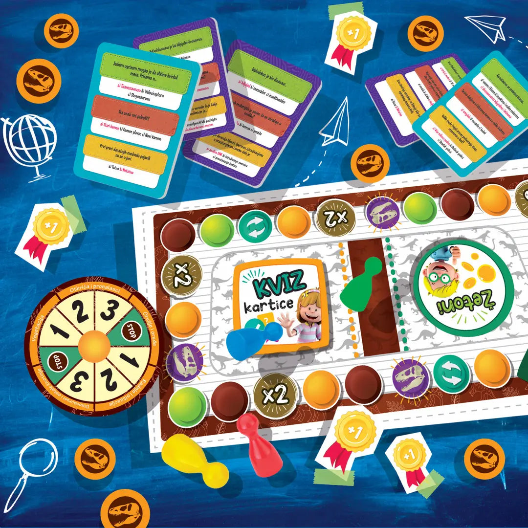 Mali genije edukativni set - Dinosaurusi i primati