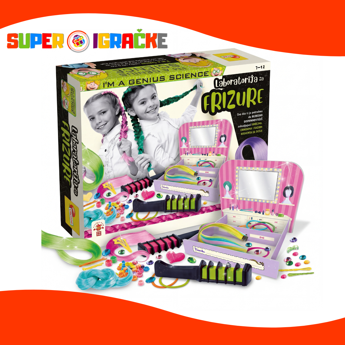 Mali genije set - Laboratorija za frizure
