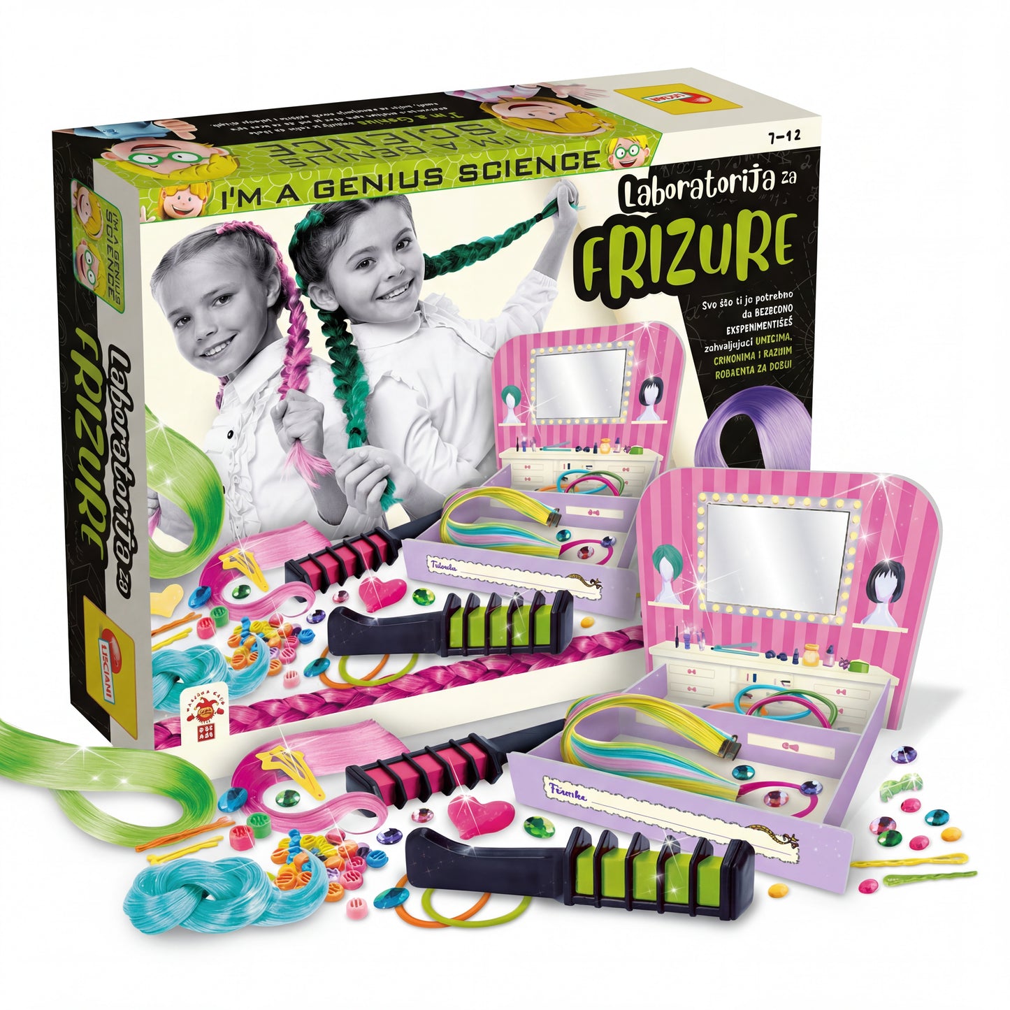 Mali genije set - Laboratorija za frizure