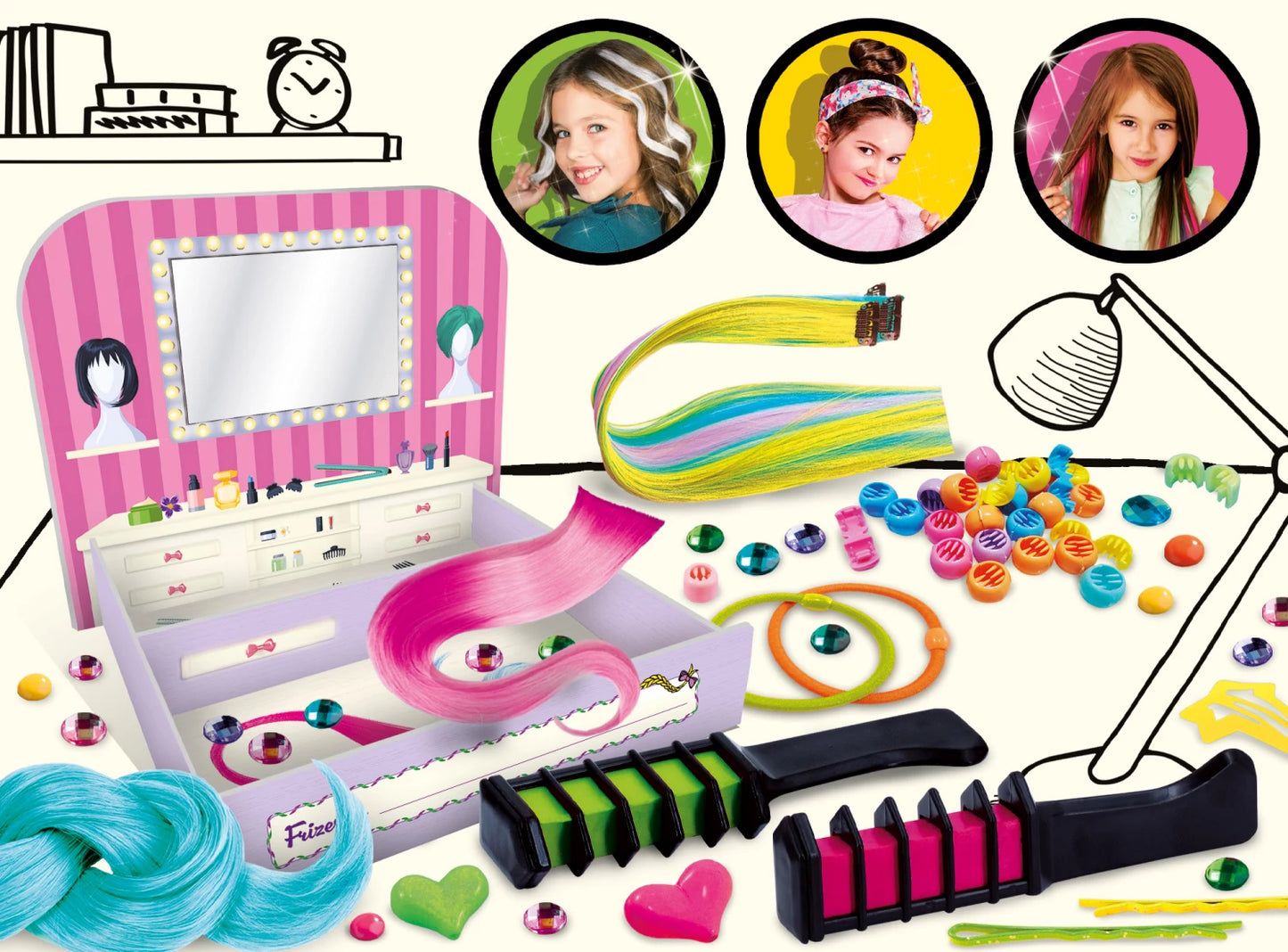 Mali genije set - Laboratorija za frizure