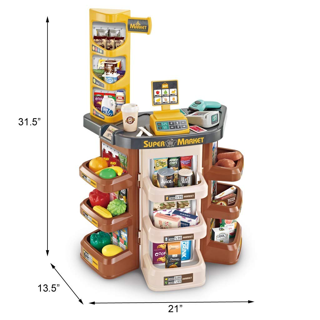 Market set i kolica za kupovinu