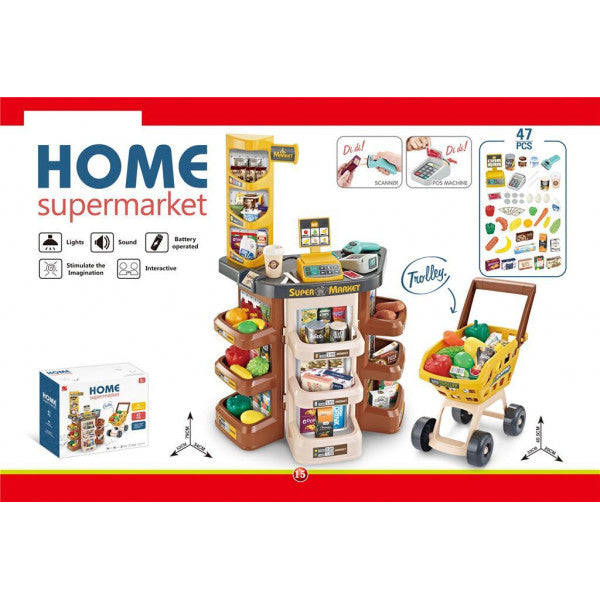 Market set i kolica za kupovinu