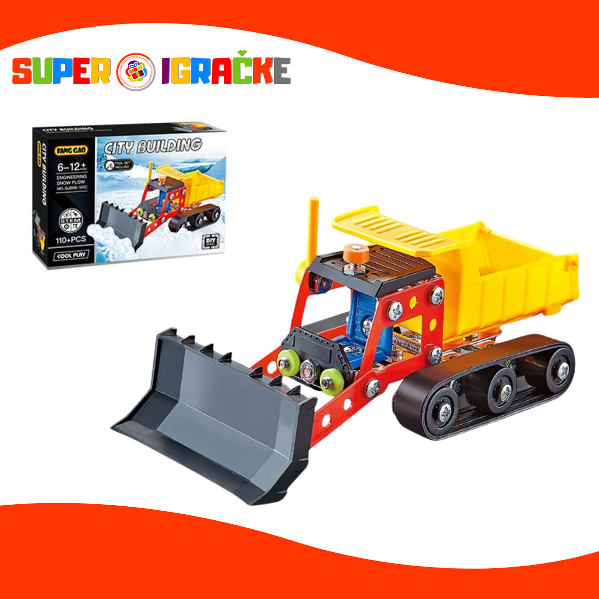 Mašina za cišcenje snega - 110 delova