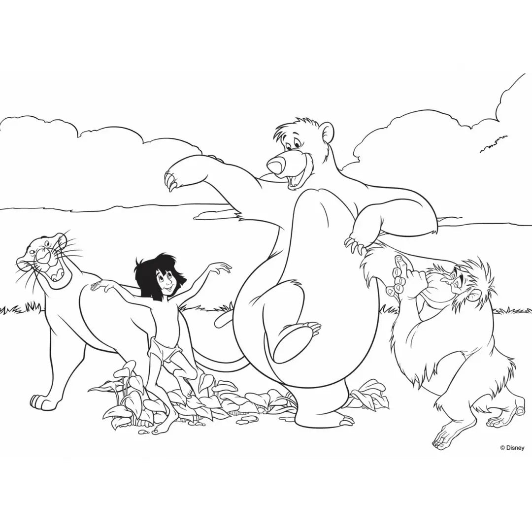 Maxi slagalica Knjiga o džungli 35kom