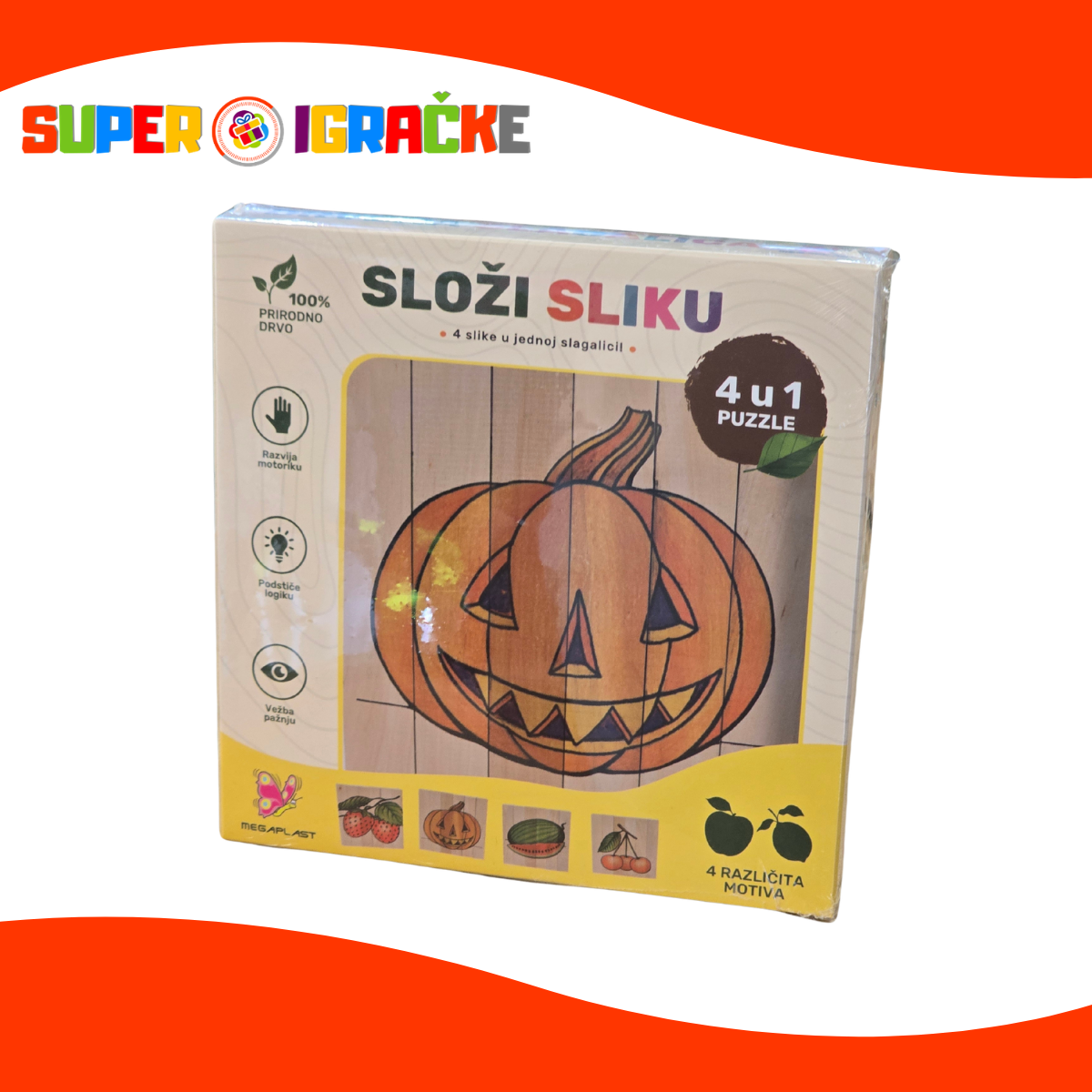 Mega drvene puzzle - Složi sliku