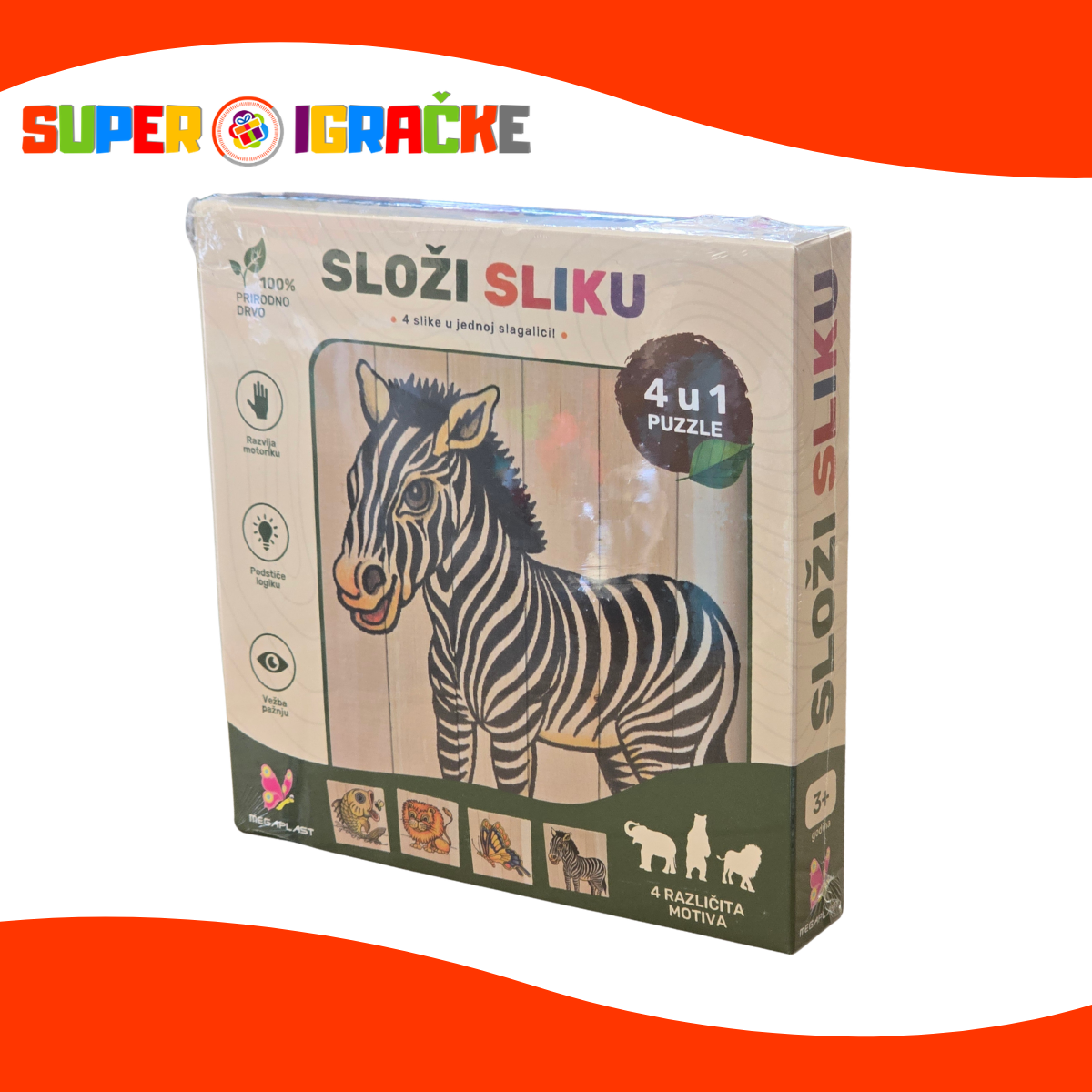 Mega drvene puzzle - Složi sliku