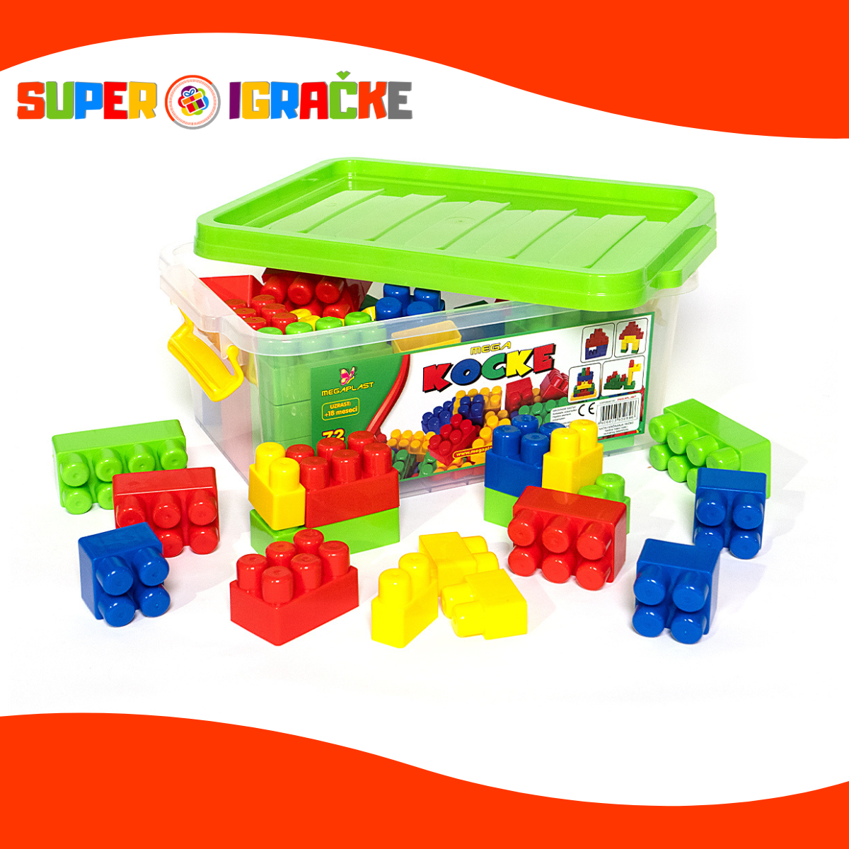 Mega kocke Box 72kom