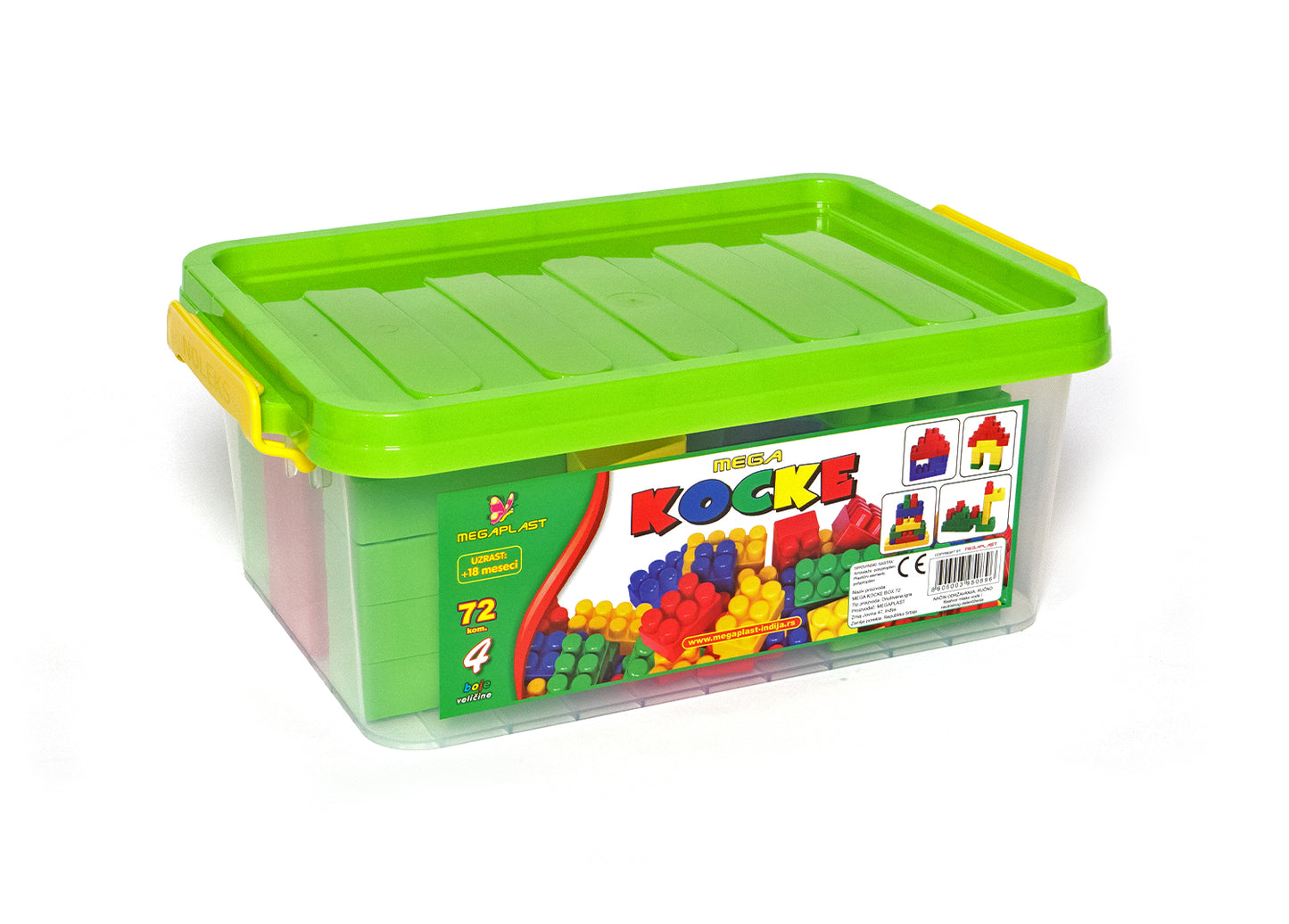 Mega kocke Box 72kom