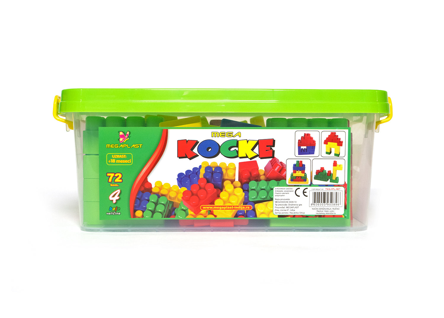 Mega kocke Box 72kom