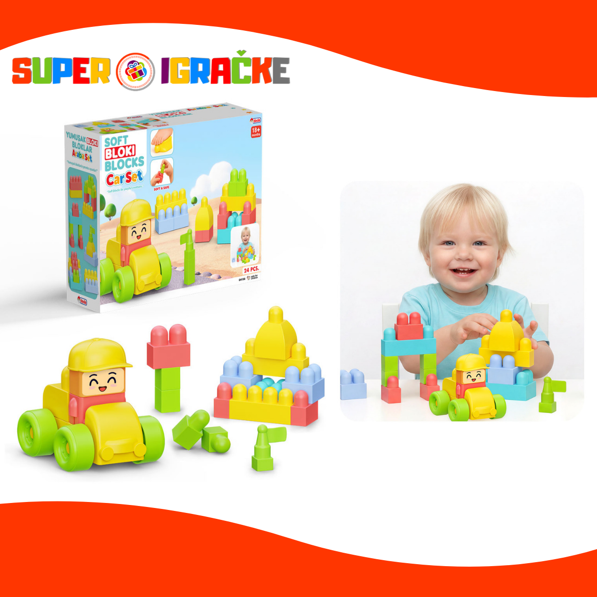Mekane kocke auto 24kom