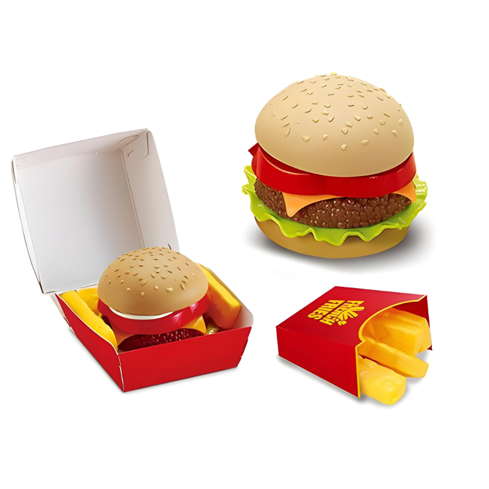 Mini hamburger i pomfrit