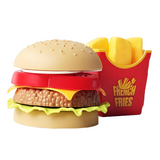 Mini hamburger i pomfrit