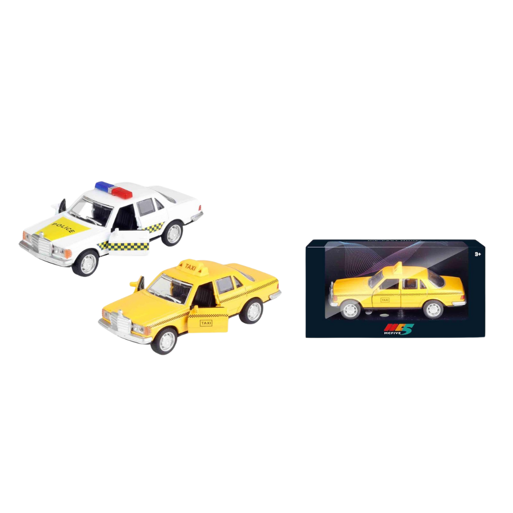 Mini metalni autić Taxi ili policija