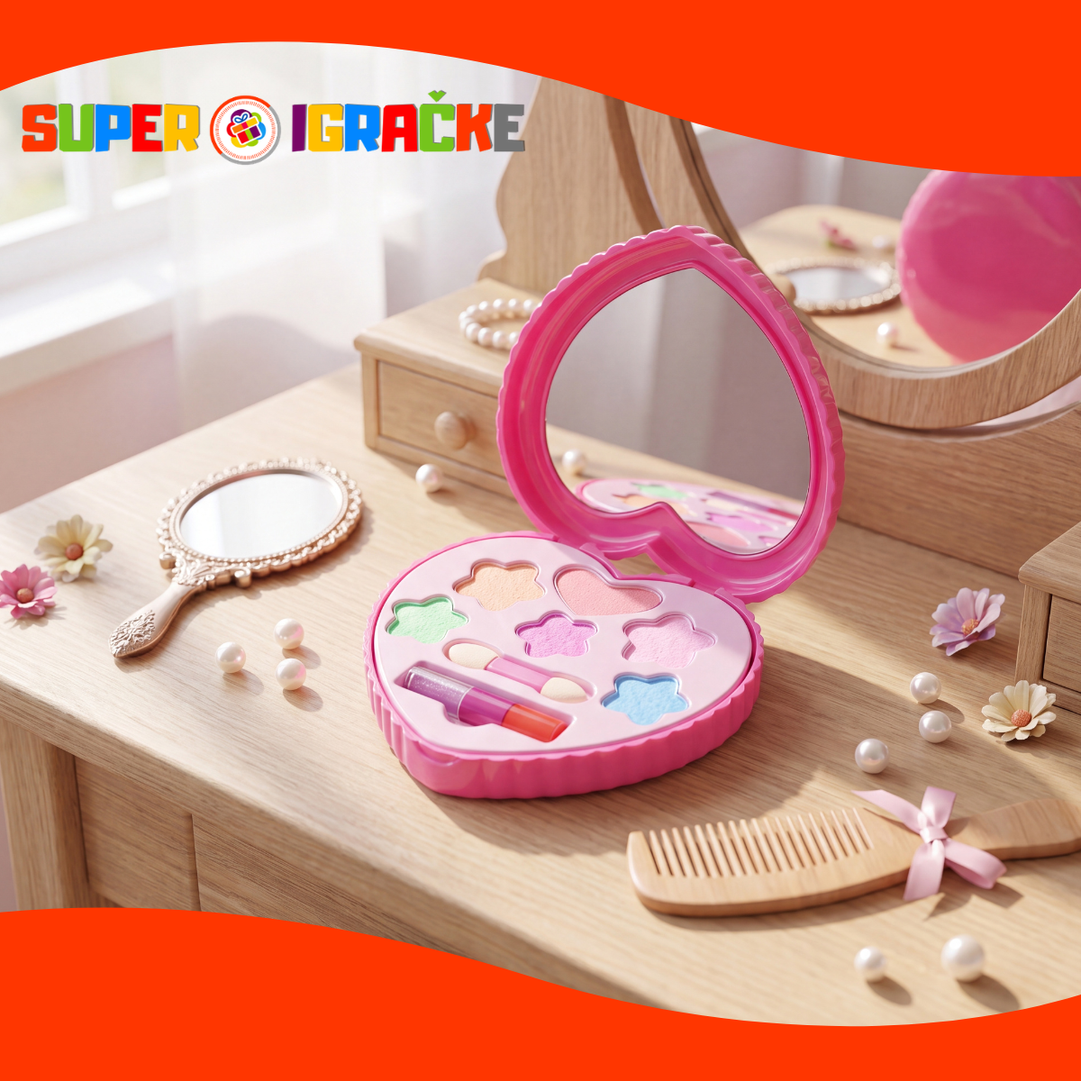 Mini set za šminkanje - Srce