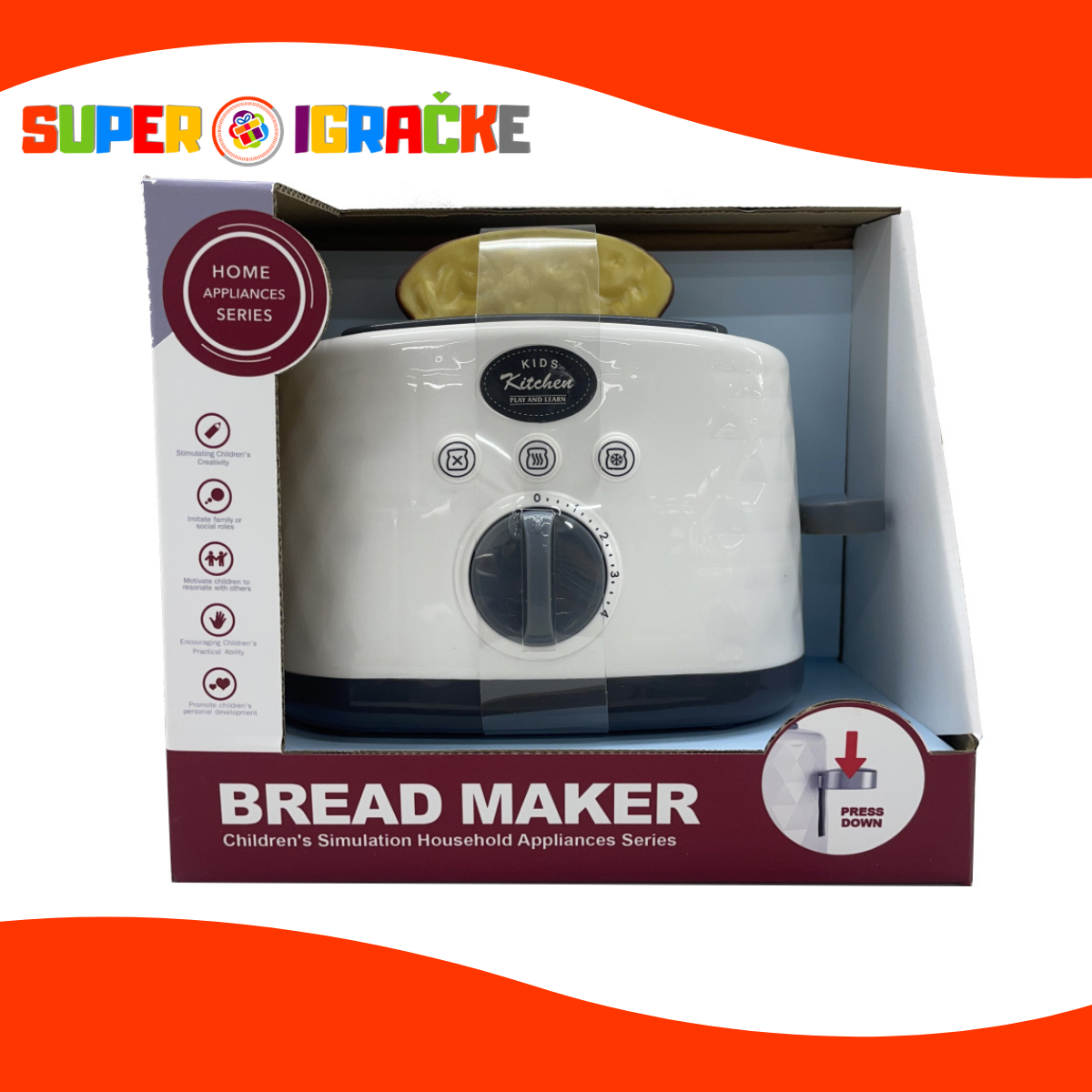 Mini toster igračka