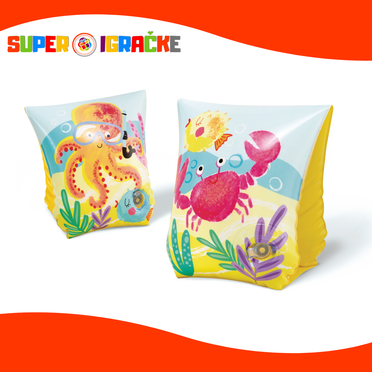 Mišići za plivanje sa printom Tropical Buddies