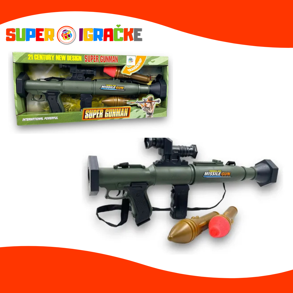 Missile gun - Bazuka igračka