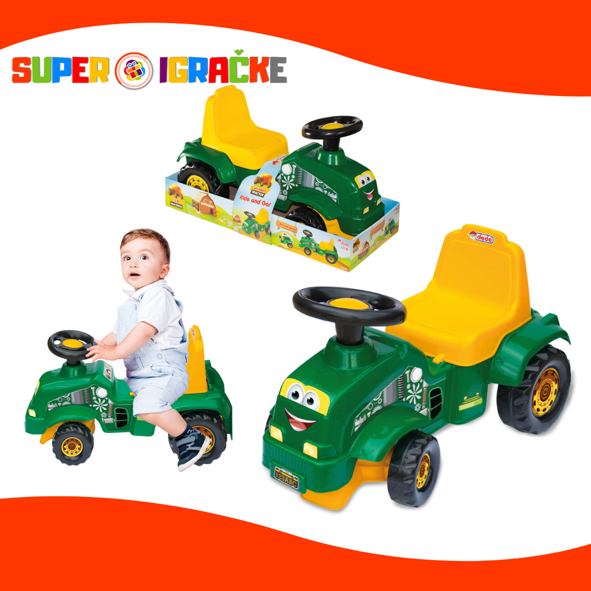 Moj prvi traktor guralica