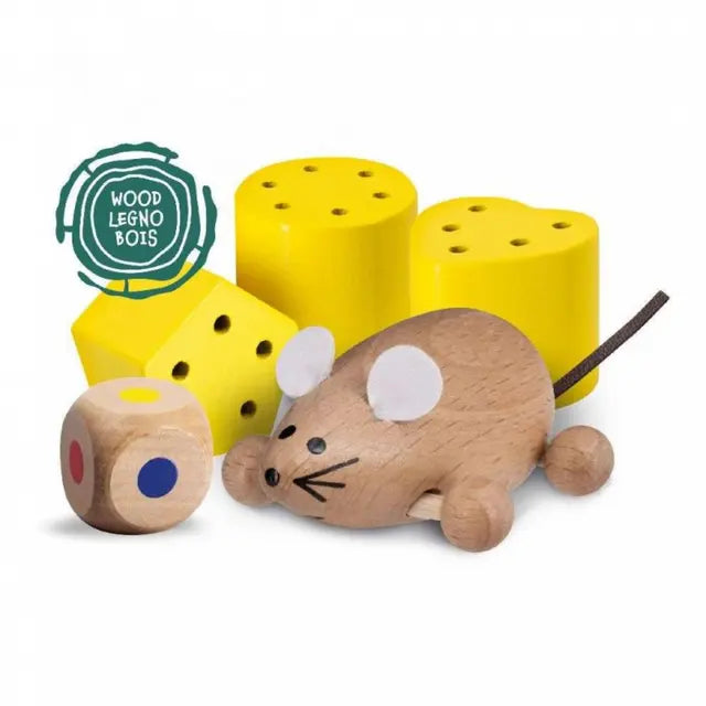 Montesori bebi set - Miševa drvena kućica