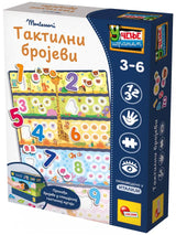 Montesori edukativna igra Taktilni brojevi