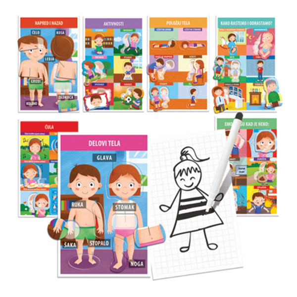 Montesori igra - Upoznajmo sebe i svoje telo