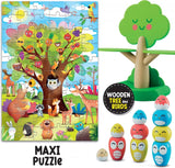 Montessori Baby Vesele Drvene Ptice