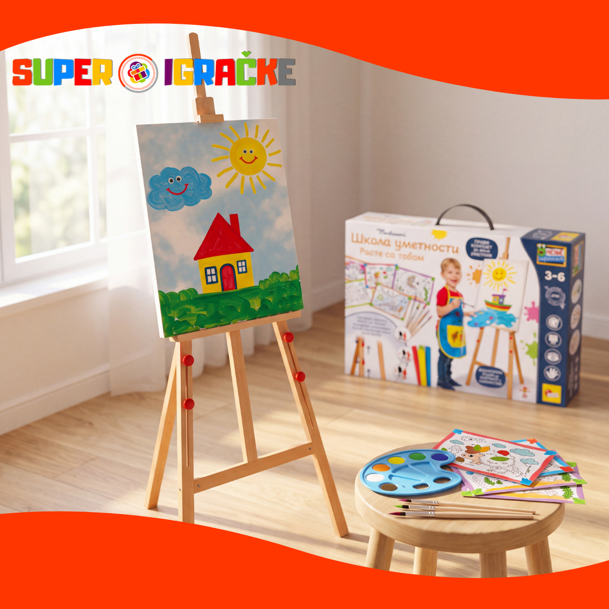 Montessori slikarski stalak