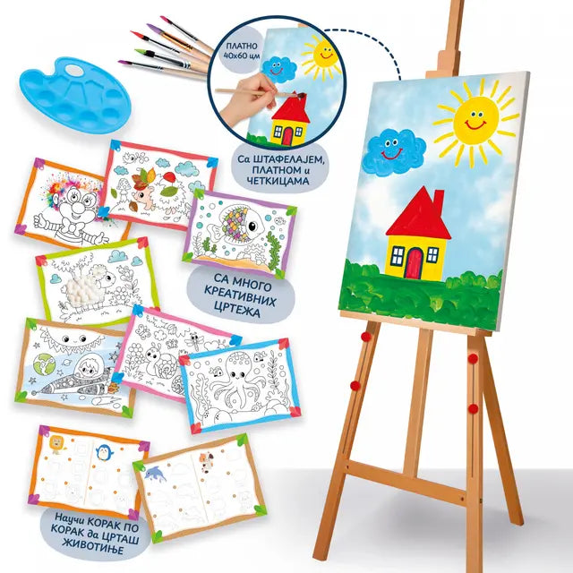 Montessori slikarski stalak