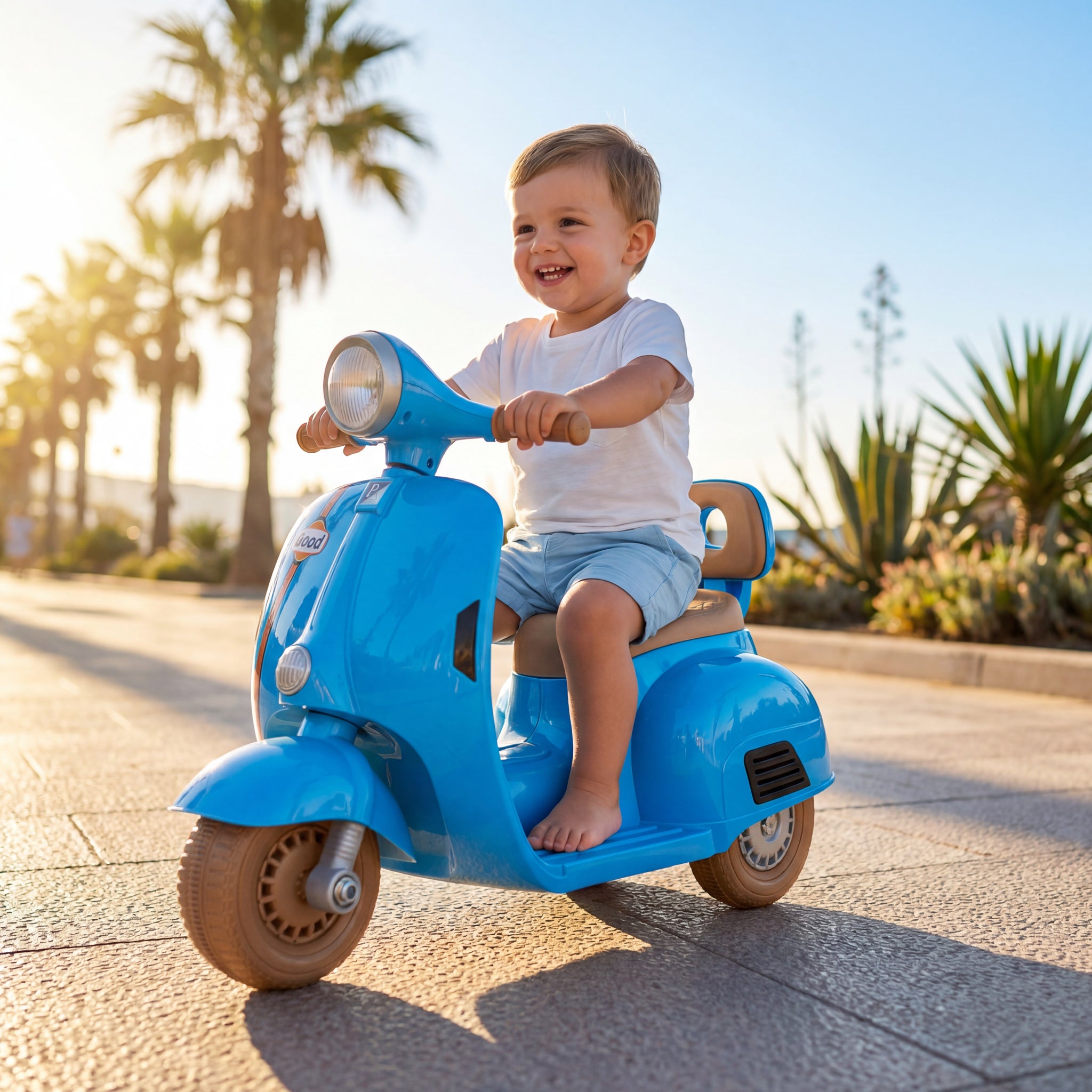 Motor Vespa na akumulator 6V Plavi MB276