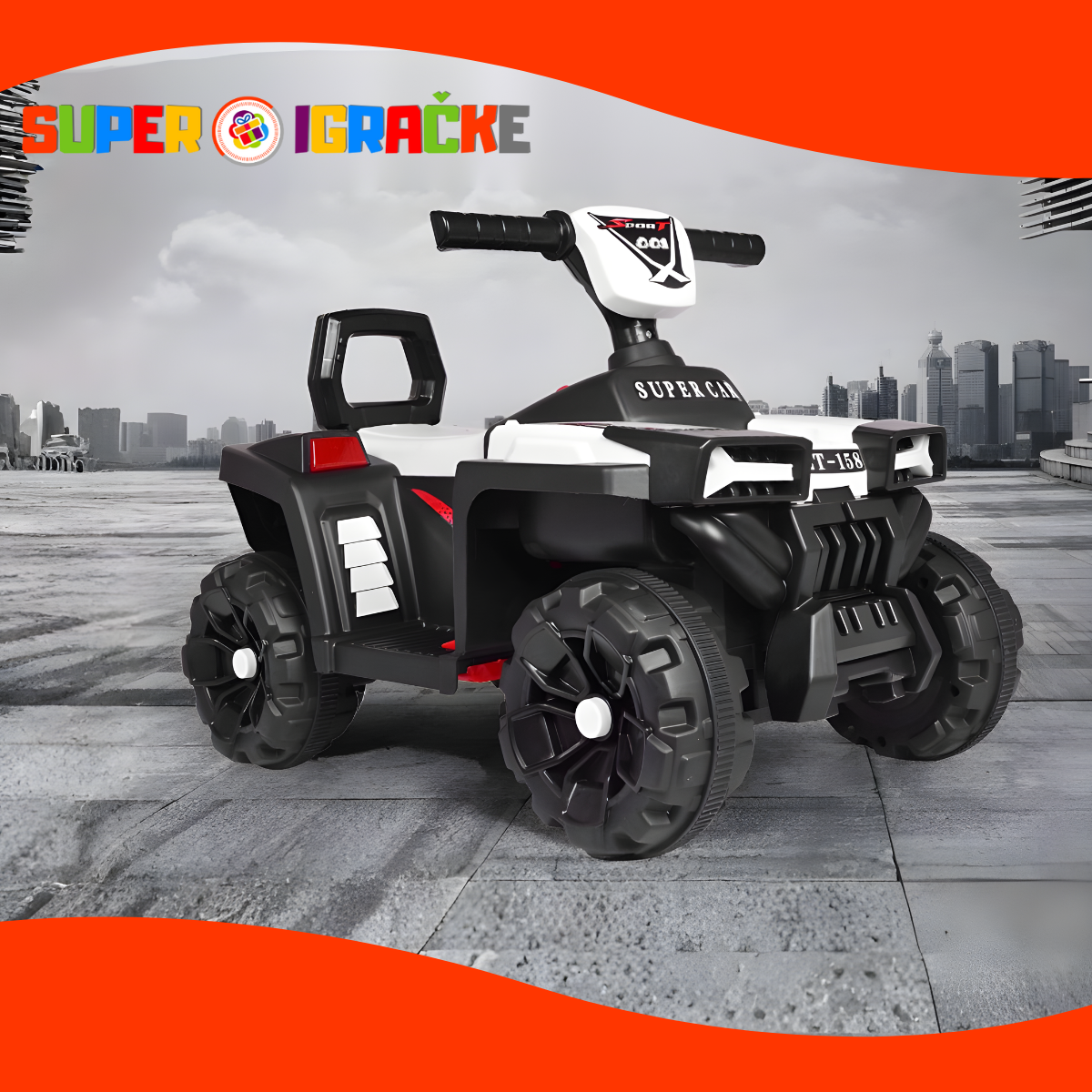 Motor mini quad 6v beli Y-MB1158-W