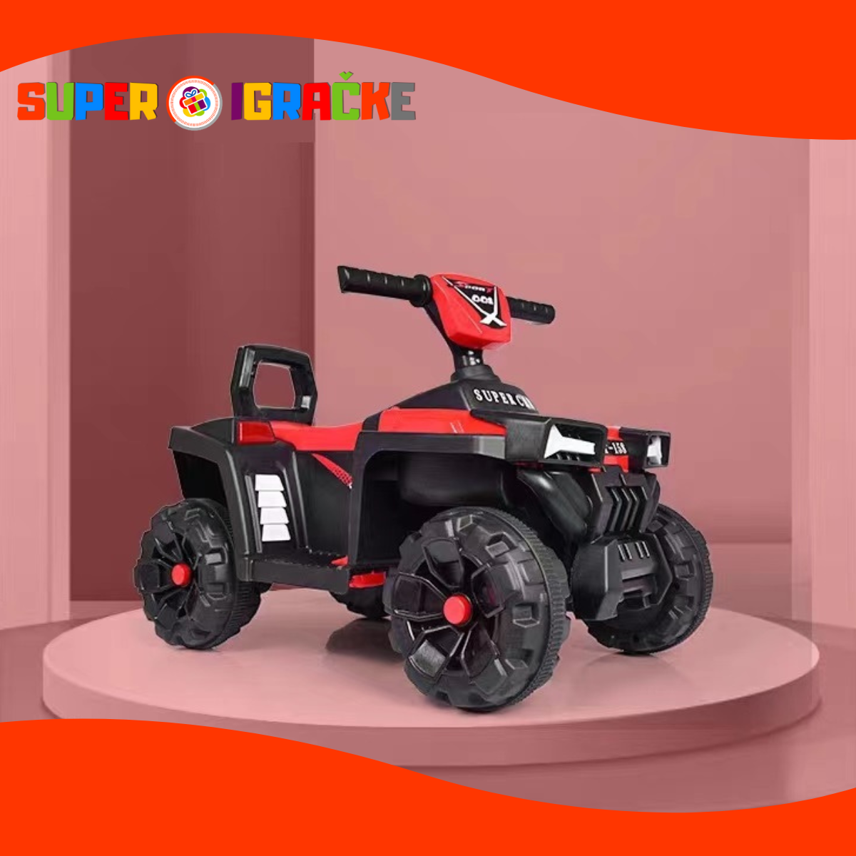 Motor mini quad 6v crveni Y-MB1158R