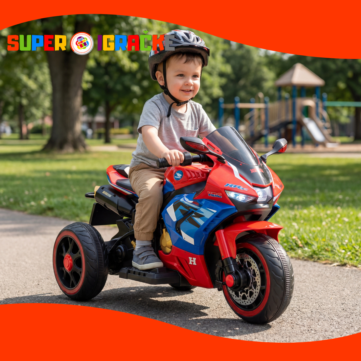 Motor na akumulator Honda 6V Crveni Y-MB2355