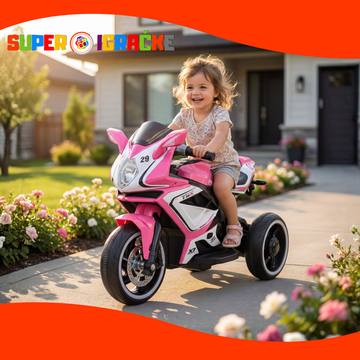 Motor na akumulator roze