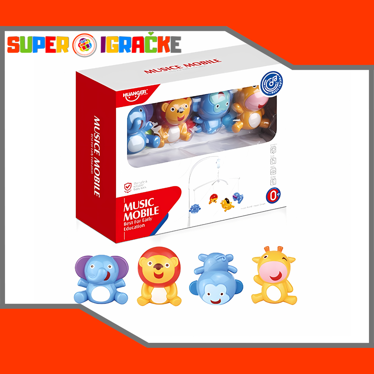 Muzička vrteška životinje