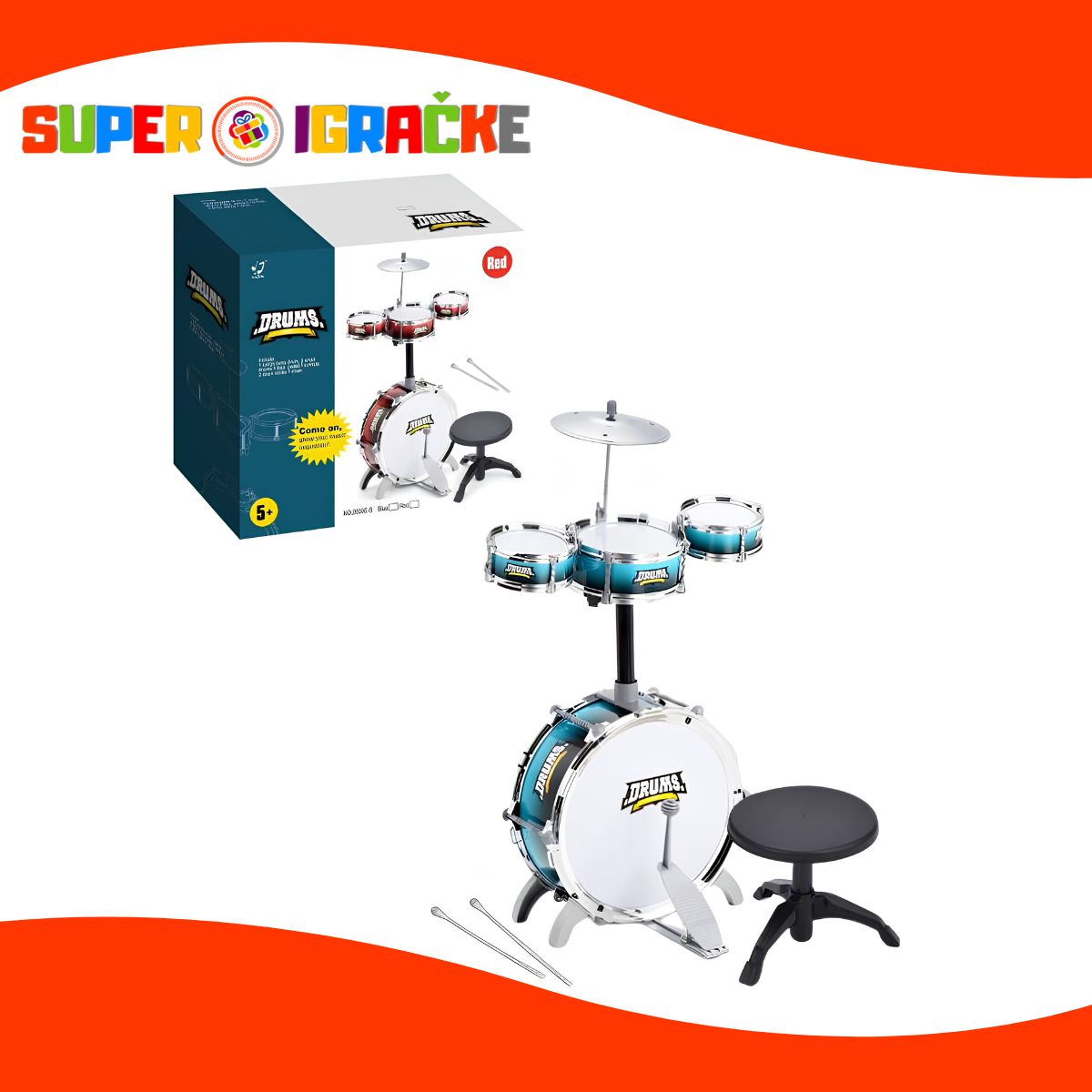 Muzički bubnjevi set
