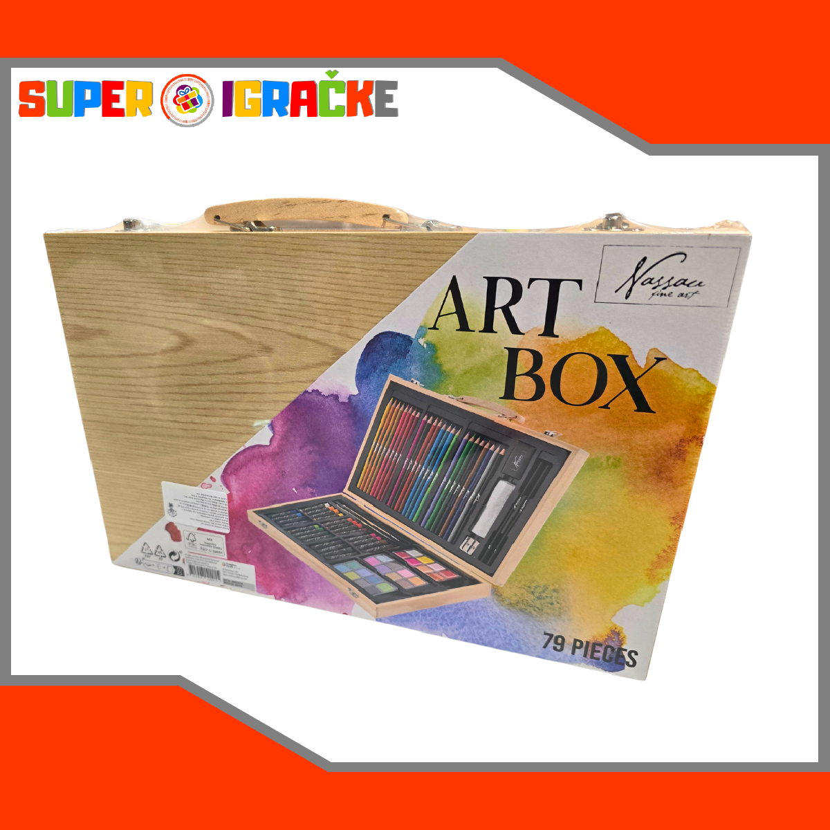 Nassau art set u koferu 79 delova