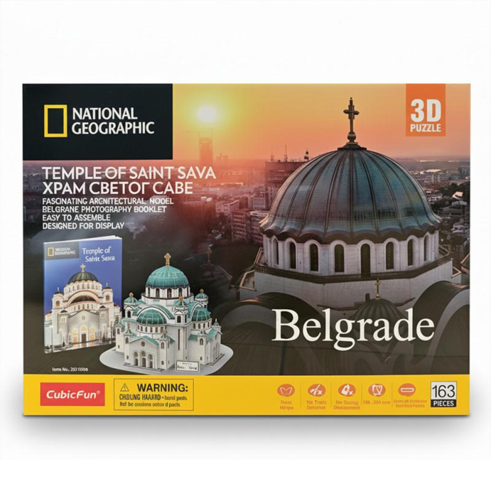 National Geographic - 3D maketa Hram Svetog Save