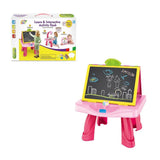 Piši - Briši tabla na stolu roze