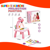 Plastični sto projektor za crtanje roze